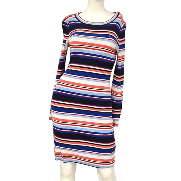 Tommy Hilfiger Striped Knit Dress size Med - Picture 1 of 11